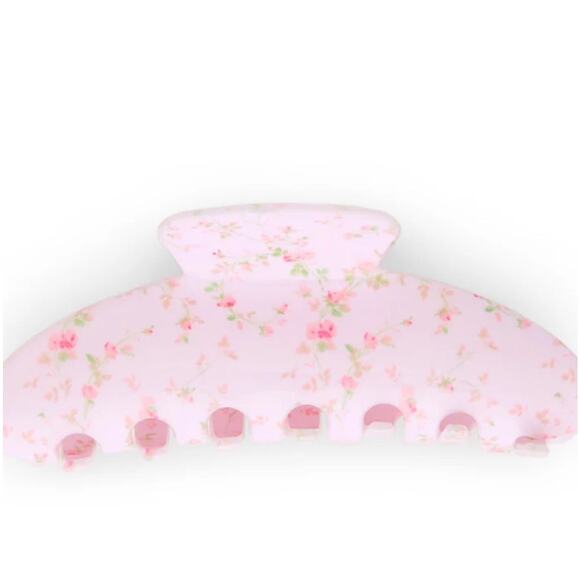 LoveShackFancy X Goody Pink English Ivy Large Claw - Picture 4 of 5